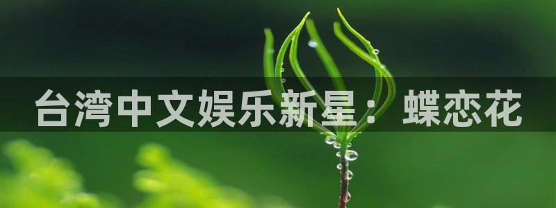长征平台平台：台湾中文娱乐新星：蝶恋花