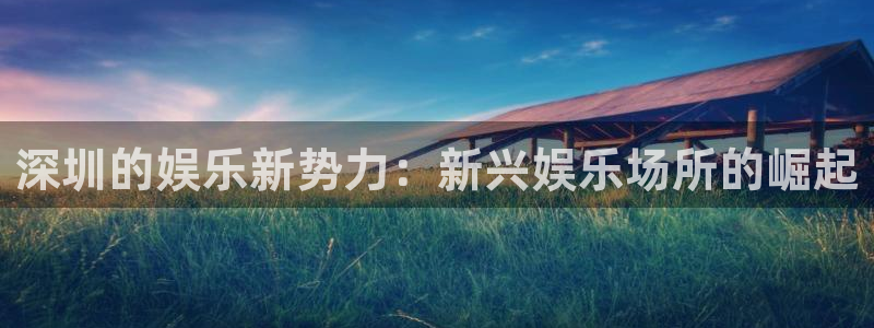 长征平台的平台：深圳的娱乐新势力：新兴娱乐场所的崛起
