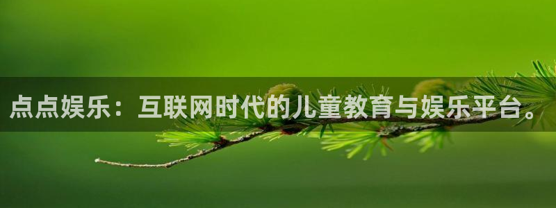 长征平台是大平台吗：点点娱乐：互联网时代的儿童教育与娱乐平台。
